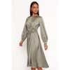 Windsor Long Sleeve Maxi Dress - Olive S - 4 of 4