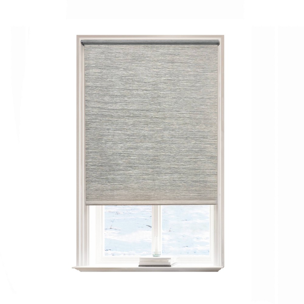 1pc 48"x72" Light Filtering Natural Roller Window Shade Taupe - Lumi Home Furnishings: Cordless Indoor Blinds