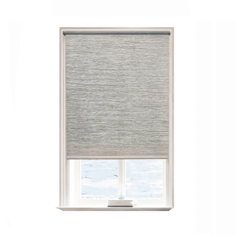 1pc Light Filtering Natural Roller Window Shade - Lumi Home Furnishings, 1 of 10