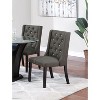 NicBex Set of 2 Dining Chair with Tufted Button Back & Wood legs for Living Room - 4 of 4