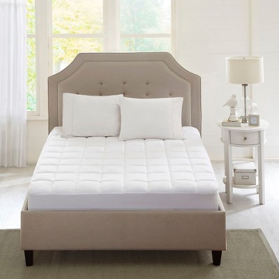 NicBex Microfiber Mattress Pad with 3M Scotchgard,Moisture-Wicking,Stain Release,Anti-Microbial Fill,Mattress Protector Fits up to 18" Mattress
