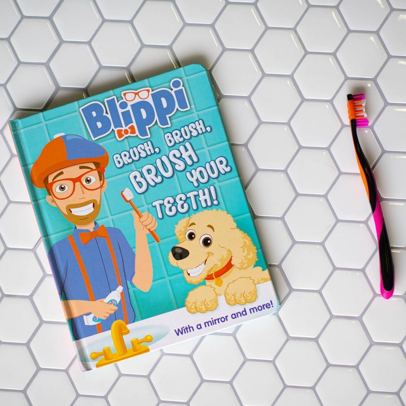 Blippi: Brush, Brush, Brush Your Teeth - (Multi-Novelty) by  Editors of Studio Fun International (Board Book), 5 of 6