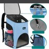 PetAmi Small Dogs Cats Backpack Carrier, Airline Approved Pet Ventilated Safety Strap Buckle for Hiking Travel Camping Outdoor - 3 of 4