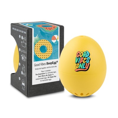 Good Vibes Yellow Musical Floating Egg Timer