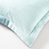 Flannel Cotton Modern Solid Fuzzy Duvet Cover Set With Pillow Shams by Blue Nile Mills - 3 of 4