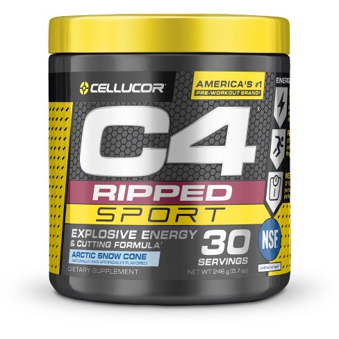 Cellucor C4 Ripped Pre-Workout Energy Powder - Arctic Snow Cone - 8.7oz - image 1 of 3