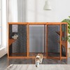 FURNIinspire Pet Crates and Houses,  Removable Cat Cage, A Waterproof Roof and Three Jumping Platforms, Adjustable, Orange, 70.9"*31.5"*42.5" - 2 of 4