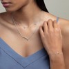 SHINE by Sterling Forever Sylvie Paperclip Chain Bracelet - 2 of 3