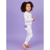 RuffleButts SoftSnooze Toddler Girls Ruffle Long Sleeve Pajama Set - 4 of 4