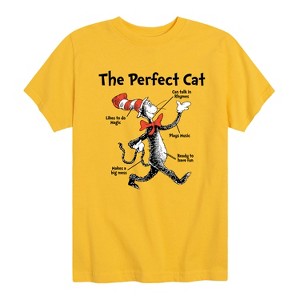 Boys' - Dr. Seuss - Cat in the Hat The Perfect Cat Short Sleeve Graphic T-Shirt - 1 of 4
