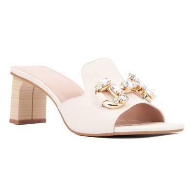 Fashion To Figure Women's Octavia Heel Sandal - Wide Width