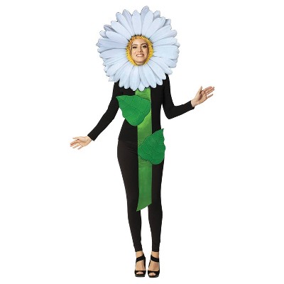 Imposta Costumes Adult Daisy Flower Costume Bodysuit One Size Green