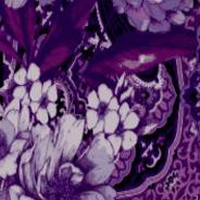 purple rose paisley