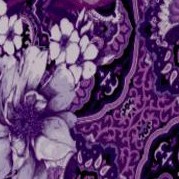 purple rose paisley