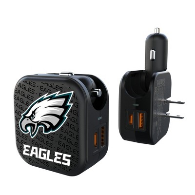NFL NFC Teams Text Backdrop 18-Watt 2 in 1 USB A/C Charger