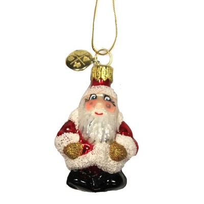 Morawski 2.5" Mini Santa Ornament Christmas Gem Size  -  Tree Ornaments