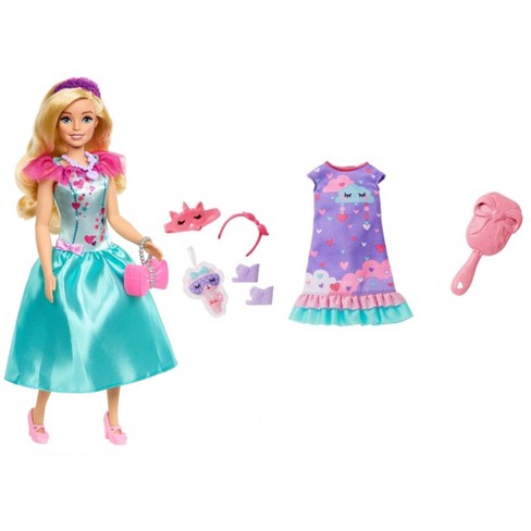 Original Barbie Doll Fashion Clothes Party Gown Necklace Outfits Doll Shoes  Set Accessories Girl's Birthday Christmas Gifts