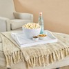 The Lakeside Collection Wooden Ottoman Tray - Appetizer Tray for Parties or Lounging - 2 of 4