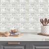 RoomMates Peel and Stick Tile Backsplash White Tin: Self-Adhesive Vinyl Wallpaper, Classic Abstract Pattern, 3.06 Sq Ft Coverage - 2 of 4