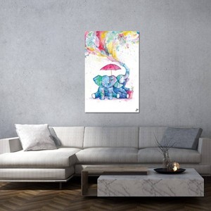 iCanvas Double Trouble by Marc Allante Canvas Print Wall Art - 1 of 3