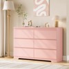 6 Drawer Dressers for Clothes Storage for Bedroom, Wood Storage Double Dresser for Bedroom, Living Room, Entryway - 4 of 4