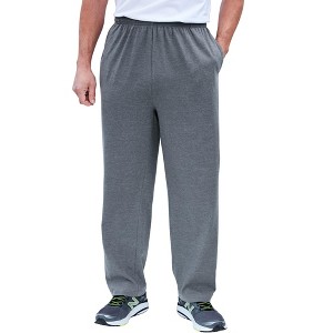 KingSize Lightweight Jersey Open Bottom Sweatpants - 1 of 4