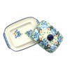 Blue Rose Polish Pottery 295 Ceramika Artystyczna Butter Dish - 2 of 2