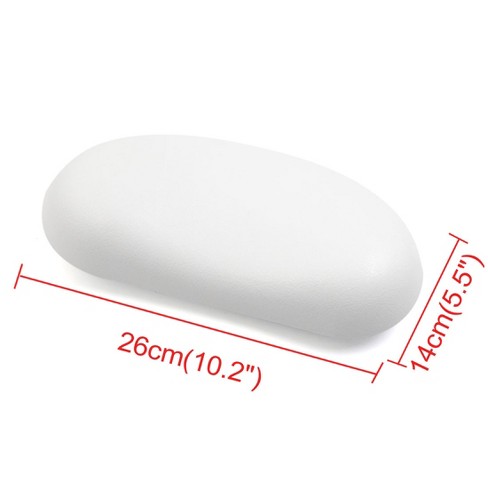 Non-slip Bath Tub Pillow Pu Bath Cushion With Non-slip Suction