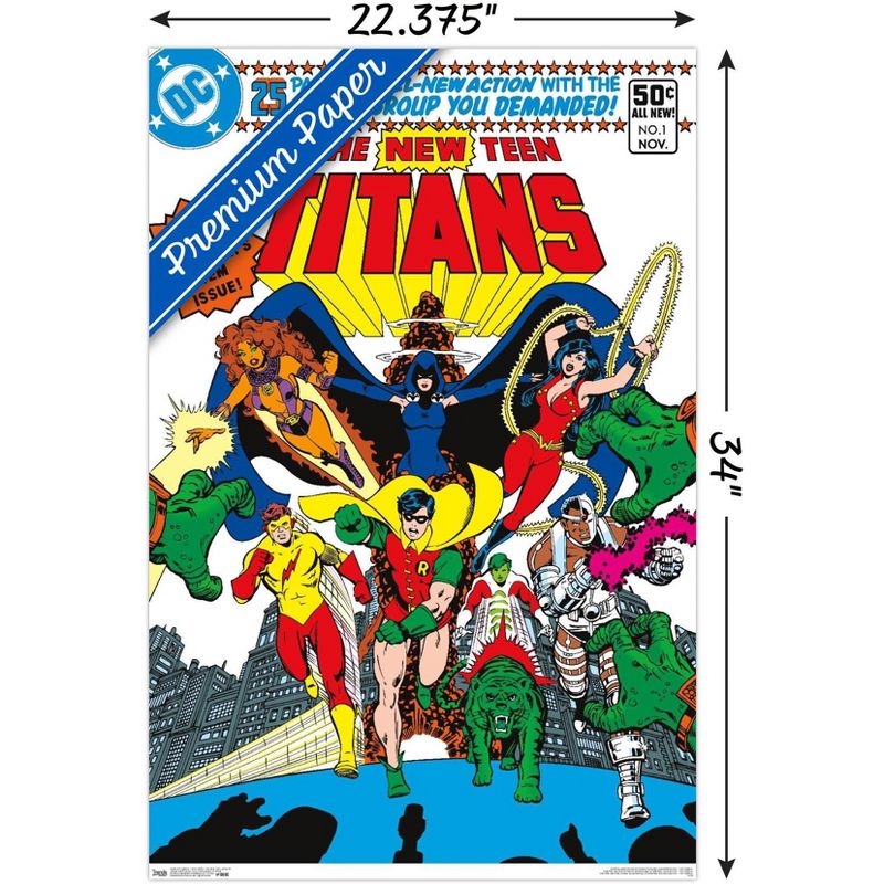 Trends International DC Comics - Teen Titans - The New Teen Titans #1 Unframed Wall Poster Prints, 3 of 7
