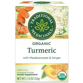 Traditional Medicinals Turmeric with Meadowsweet & Ginger - 16ct