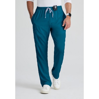 Grey's Anatomy By Barco - Classic Men's Evan 5-pocket Zip-fly Scrub Pant  Small Bahama : Target