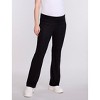 Women's Roll Over Waistband Flare Legging | Motherhood Maternity - 3 of 4