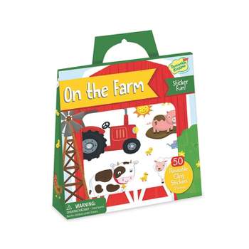 MindWare On The Farm Reusable Sticker Tote - Stickers - 52 Pieces