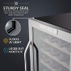 Ivation 28-Bottle Compressor Freestanding Wine Cooler Refrigerator - Stainless Steel - 4 of 4
