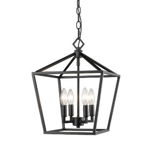Millennium Lighting Ritner 4 - Light Pendant in  Matte Black - 1 of 1