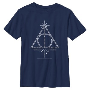 Boy's Harry Potter Deathly Hallows Symbol T-Shirt - 1 of 4