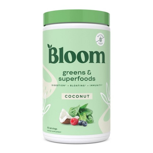 BLOOM NUTRITION Greens and Superfoods Powder - Coconut - 5.95oz/30ct
