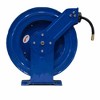 RapidAir 3/8 Inch by 50 Feet Dual Arm Auto Rewind Alloy Steel Hose Reel, Blue - 2 of 4