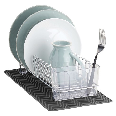 Mdesign Steel Dish Drying Rack/drainer Storage Organizer, Set Of 2