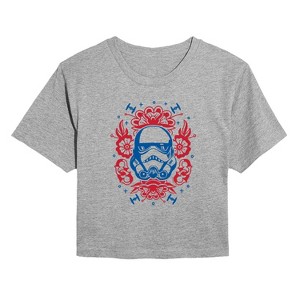 Women's - Star Wars -  Cropped Graphic T-Shirt - 1 of 4