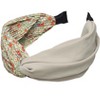 Willow & Ruby Women's Headband - Floral and Wide Color Block Headband for Women - 2 of 3