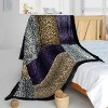 Slickblue Animal Print Patchwork Throw Blanket, 61x86.6 inches, Multiple Design Options, Soft & Warm, Machine Washable - 2 of 3