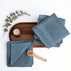 Set Of 4 Bath Towels, Washcloths and Hand Towels, 100% Super Plush Premium Cotton - Becky Cameron - 1 of 4