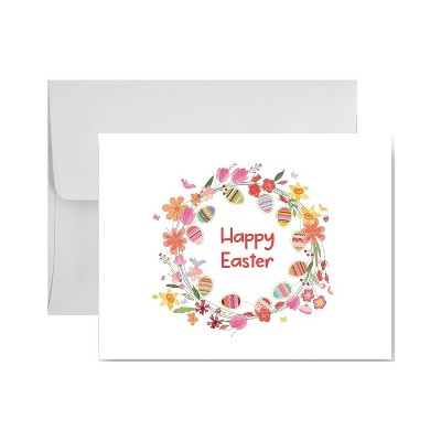 Paper Frenzy Peace on Earth Garland Christmas Cards and Envelopes - 25 pack