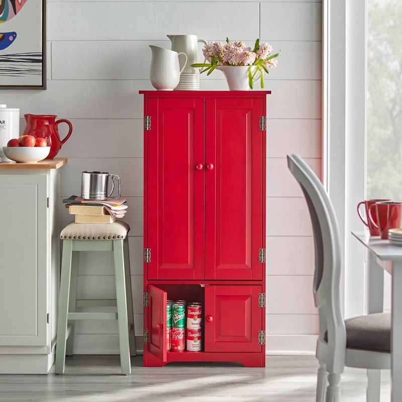 Tall Storage Cabinet Red - Buylateral, 5 of 8