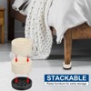 Unique Bargains Adjustable Anti-Slip Chair Table Round Furniture Risers 4 Set - 4 of 4