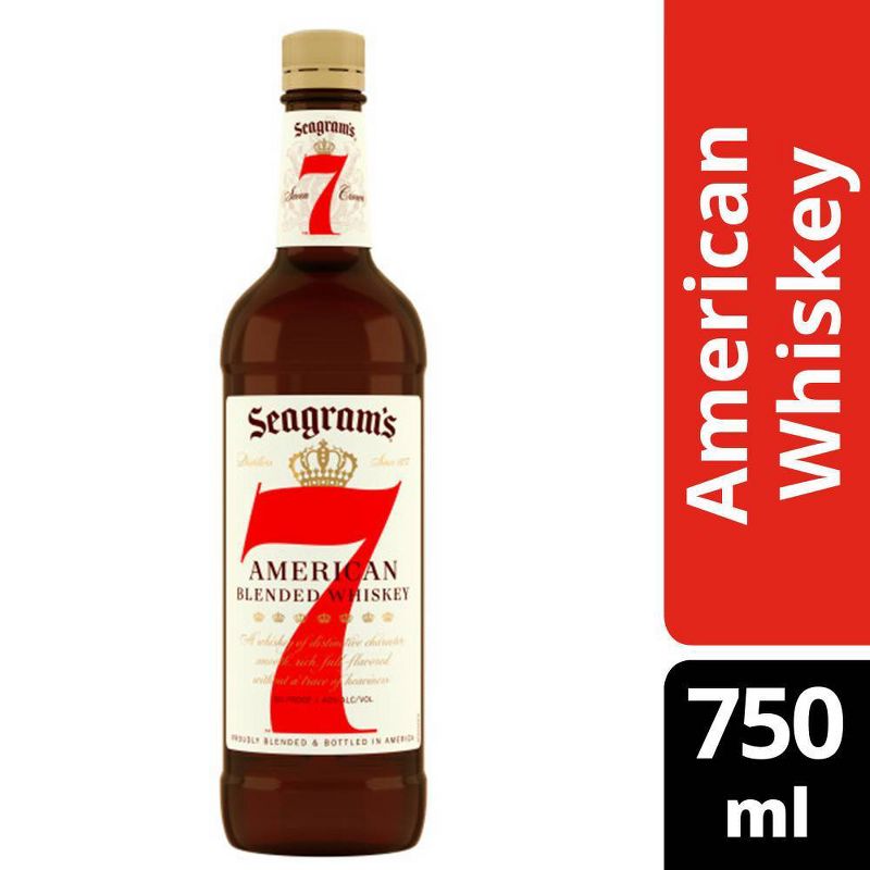 Seagram&#39;s 7 Crown American Whiskey - 750ml Bottle, 2 of 9