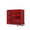 VYNXARIA red shoe box three layers with glass doors - 2 of 4