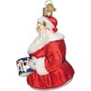 Old World Christmas Blown Glass Ornament for Christmas Tree, Norman Rockwell Iconic Santa - 2 of 4