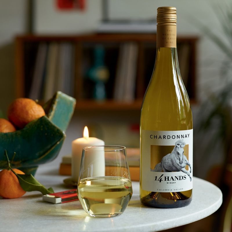 14 Hands Chardonnay White Wine - 750ml Bottle, 2 of 5